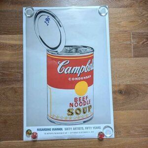 Regarding Warhol: Sixty Artists, Fifty Years Met Museum Exhibition Poster 2012